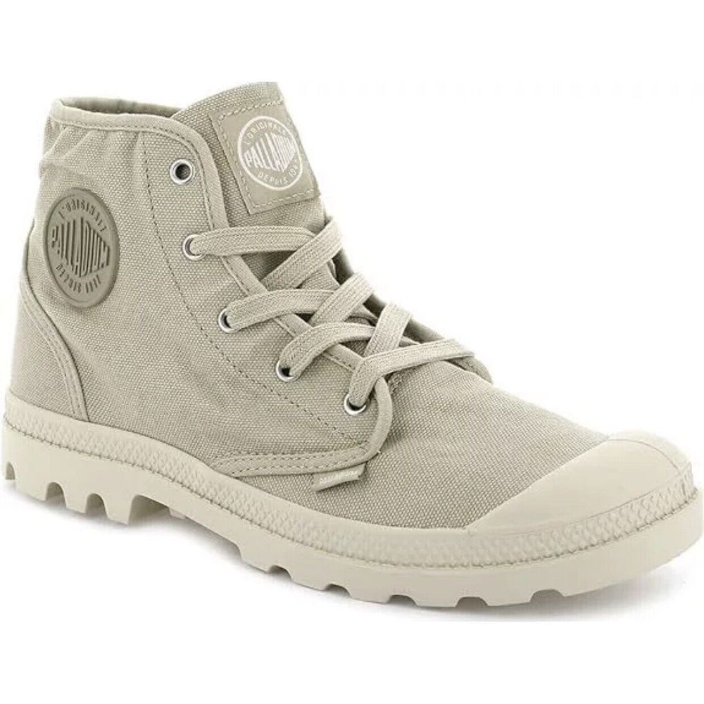 Palladium Boots Men's 7 Women's 9 Sahara Beige V Varsity Pampa Hi Sneaker 40 NEW
